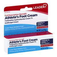 Leader Athletes Foot Cream, Full Prescription Strength, 0.5 Oz