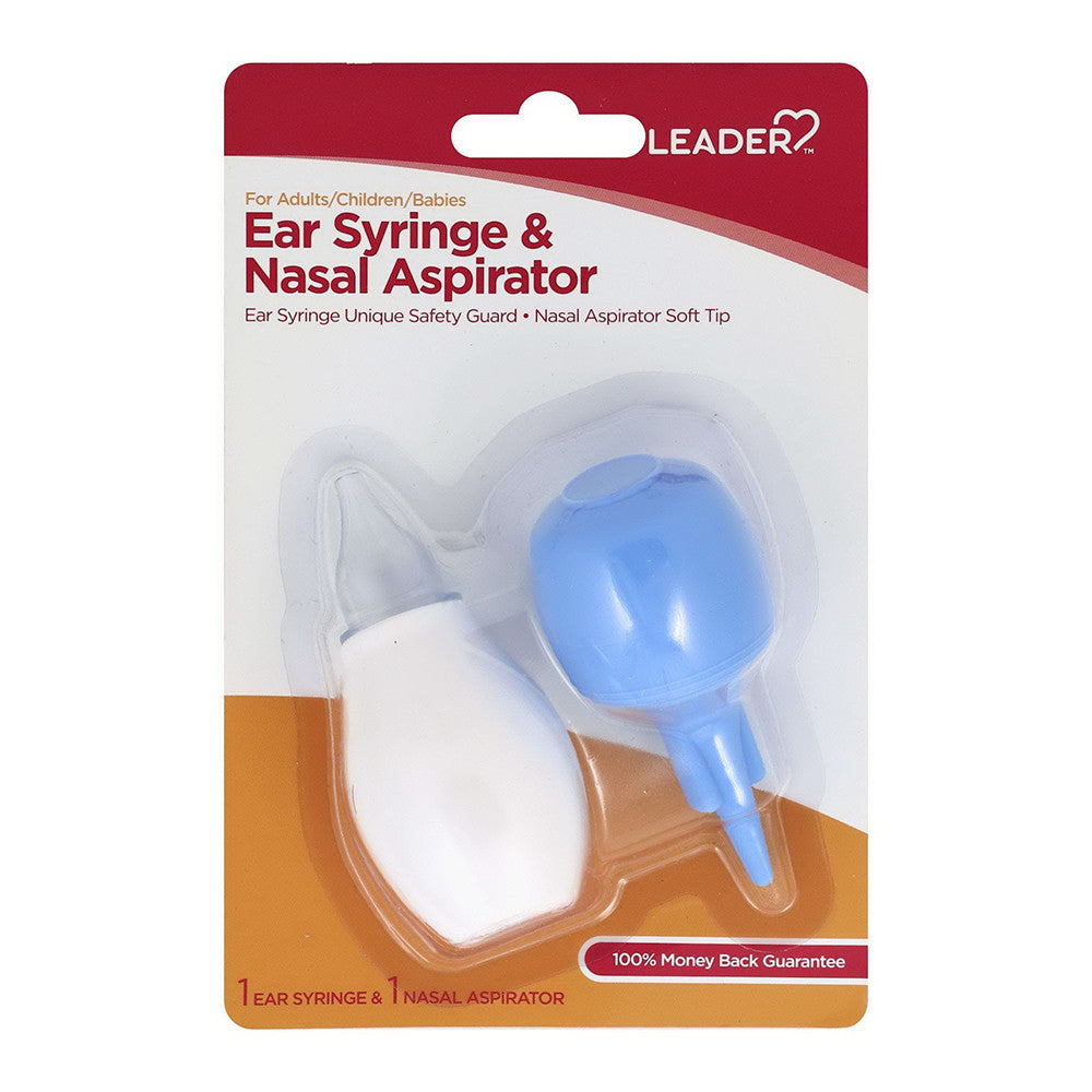 Leader Ear Syringe Or Nasal Aspirator For Adults, Children Or Babies, 1 Ea