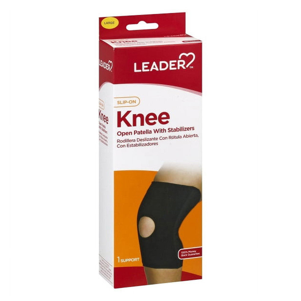 Leader Slip On Knee Support, Elastic Small, 1 Ea