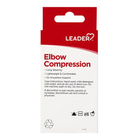 Leader Elbow Compression Large, 1 Ea