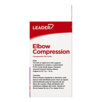 Leader Elbow Compression Large, 1 Ea