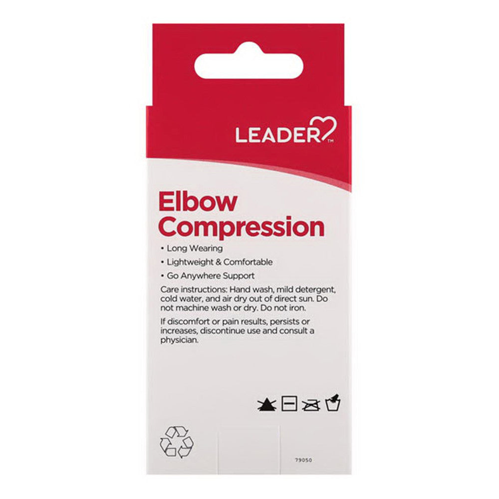 Leader Elbow Compression Medium, 1 Ea