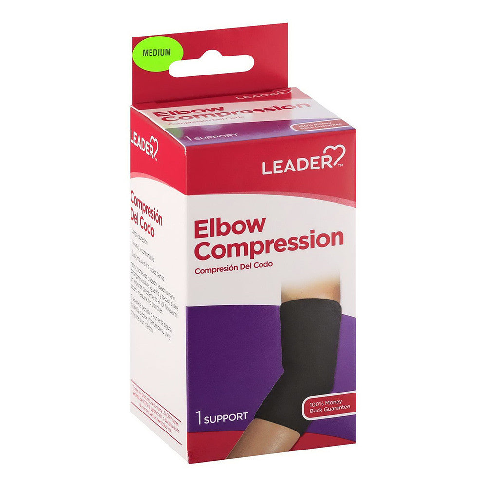 Leader Elbow Compression Medium, 1 Ea