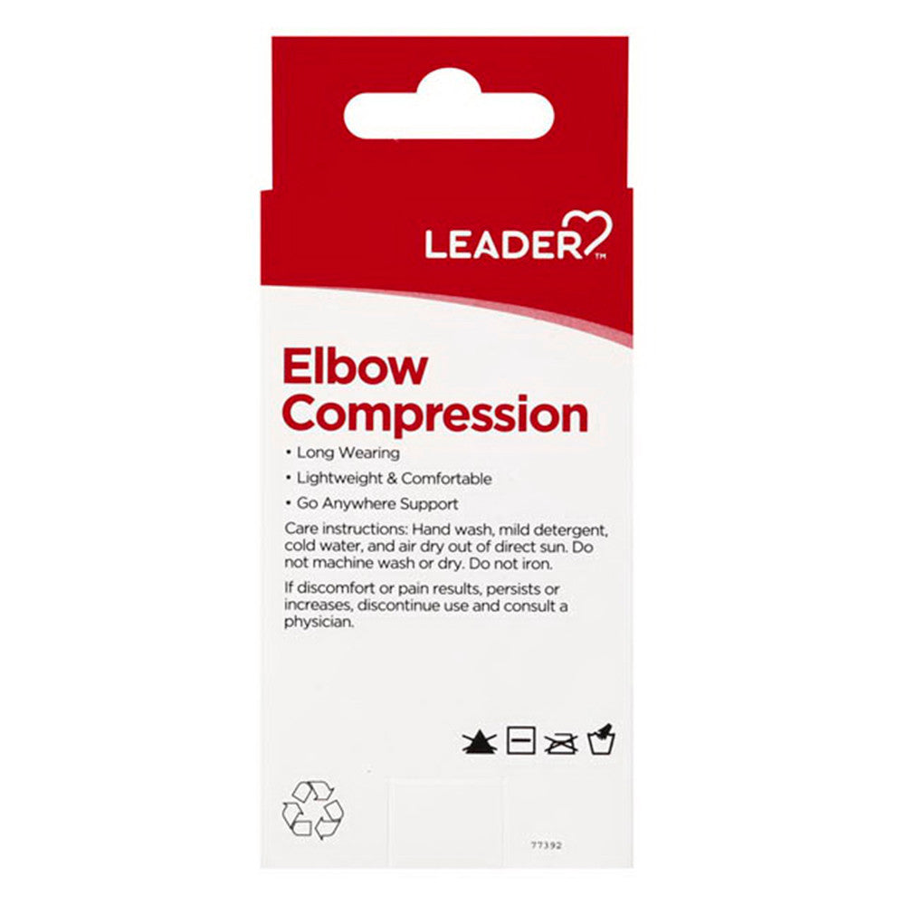 Leader Elbow Compression Small, 1 Ea
