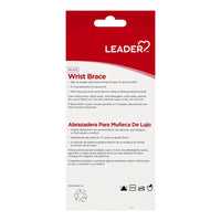Leader Deluxe Wrist Brace Stabilizer Left, Small/Medium, 1 Ea
