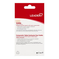 Leader Slip On Ankle Support Elastic Black, Large, 1 Ea