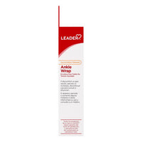 Leader Adjustable Tension Ankle Wrap Black, Medium, 1 Ea