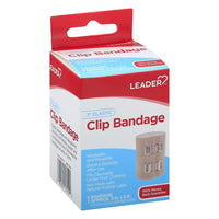 Leader 3 In Elastic Clip Bandage, 3-5 In, 1 Ea