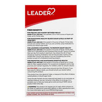 Leader Daily Fiber, Singe Dose Powder Packs Sugar Free, Orange Smooth Flavor, 54 Ea