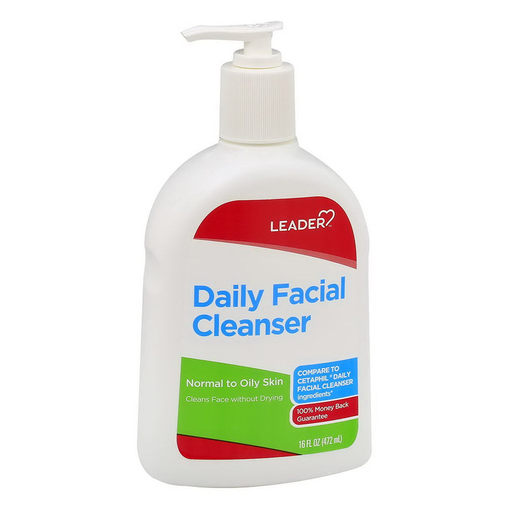 Leader Daily Facial Cleanser, 16 Oz