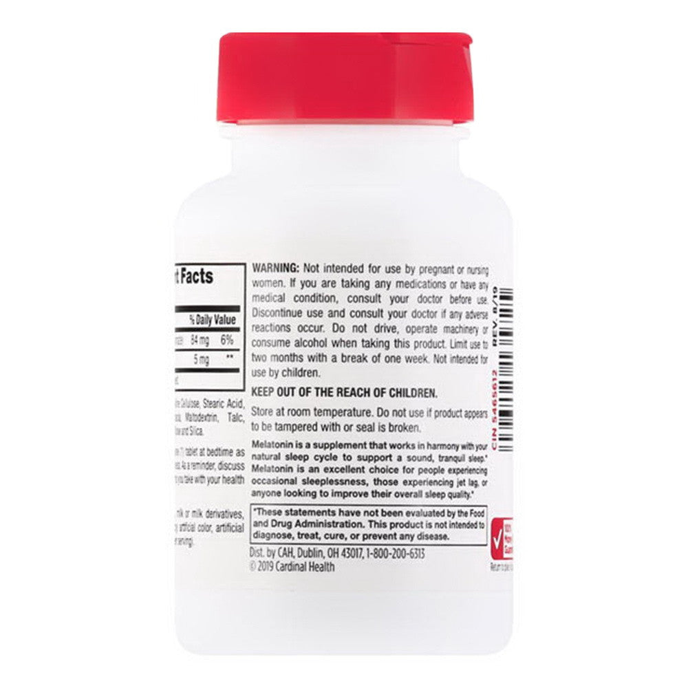 Leader Melatonin, Dietary Supplement, 5 Mg Tablets, 120 Ea