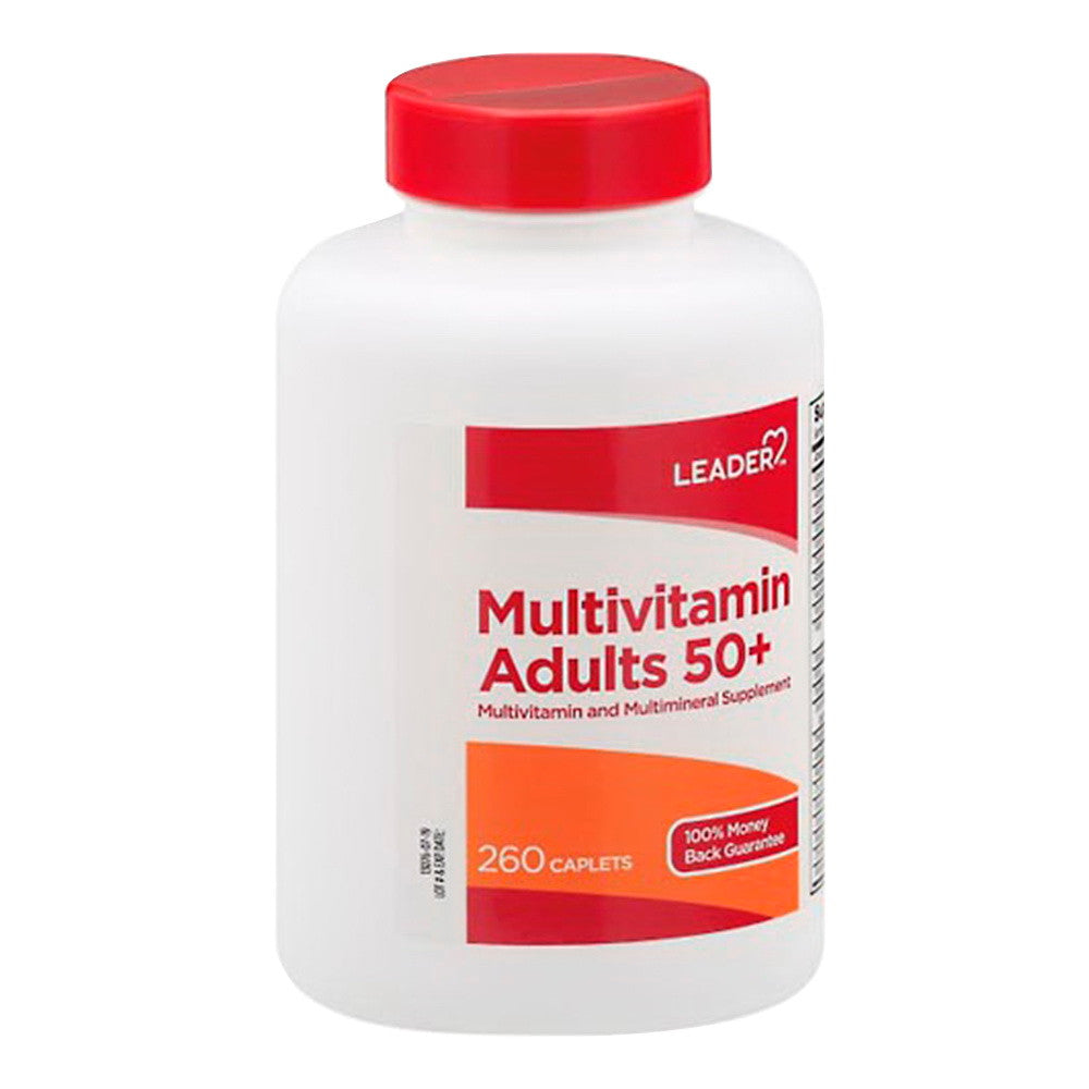 Leader Multivitamin, Adults 50Plus, Cablets, 260 Ea