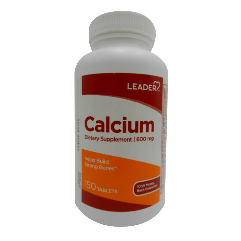 Leader Calcium Dietary Supplement Tablets, 150 Ea