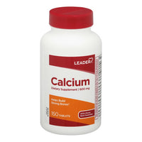 Leader Calcium Dietary Supplement Tablets, 150 Ea