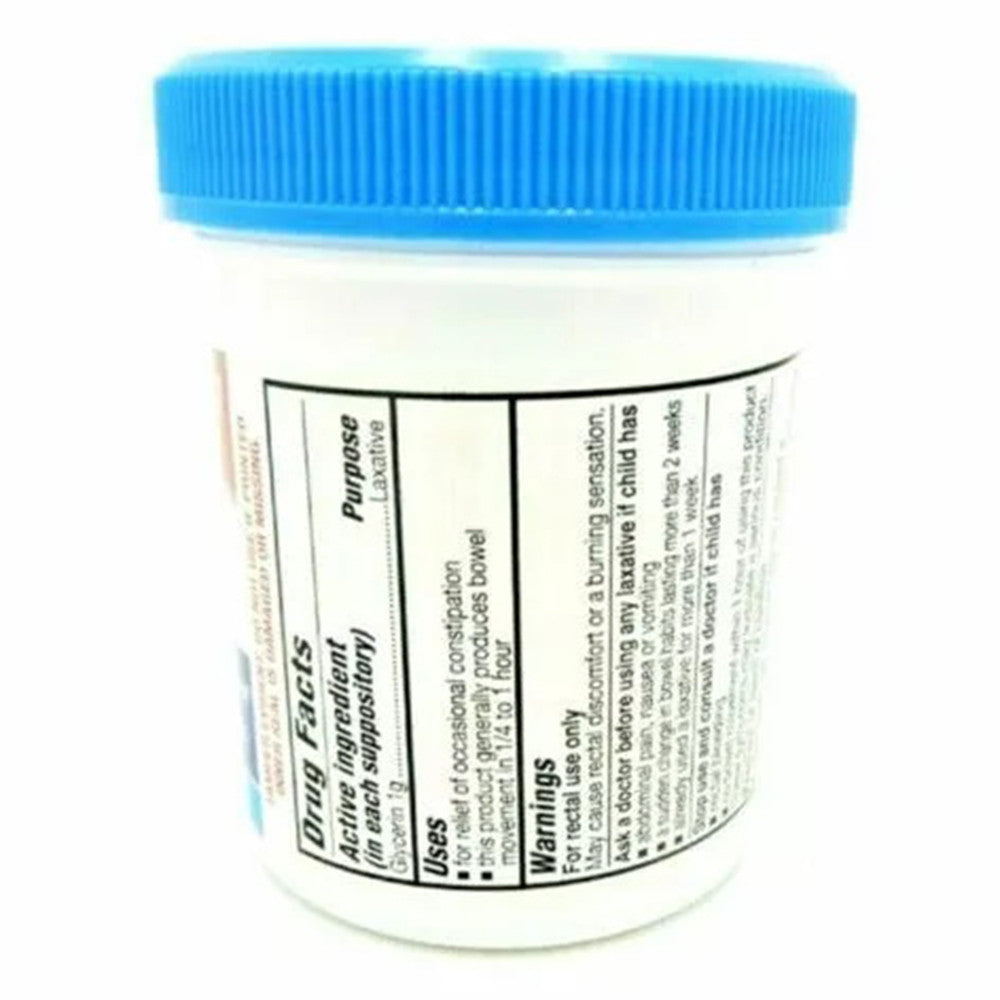 Leader Childrens Glycerin Suppositories Laxative Relief, 25 Ea
