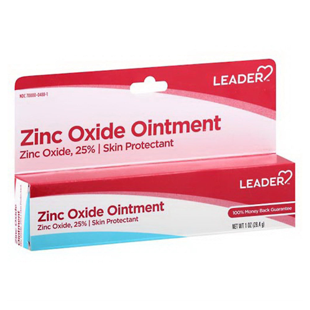 Leader Zinc Oxide 25% Skin Protectant Ointment, 1 Oz