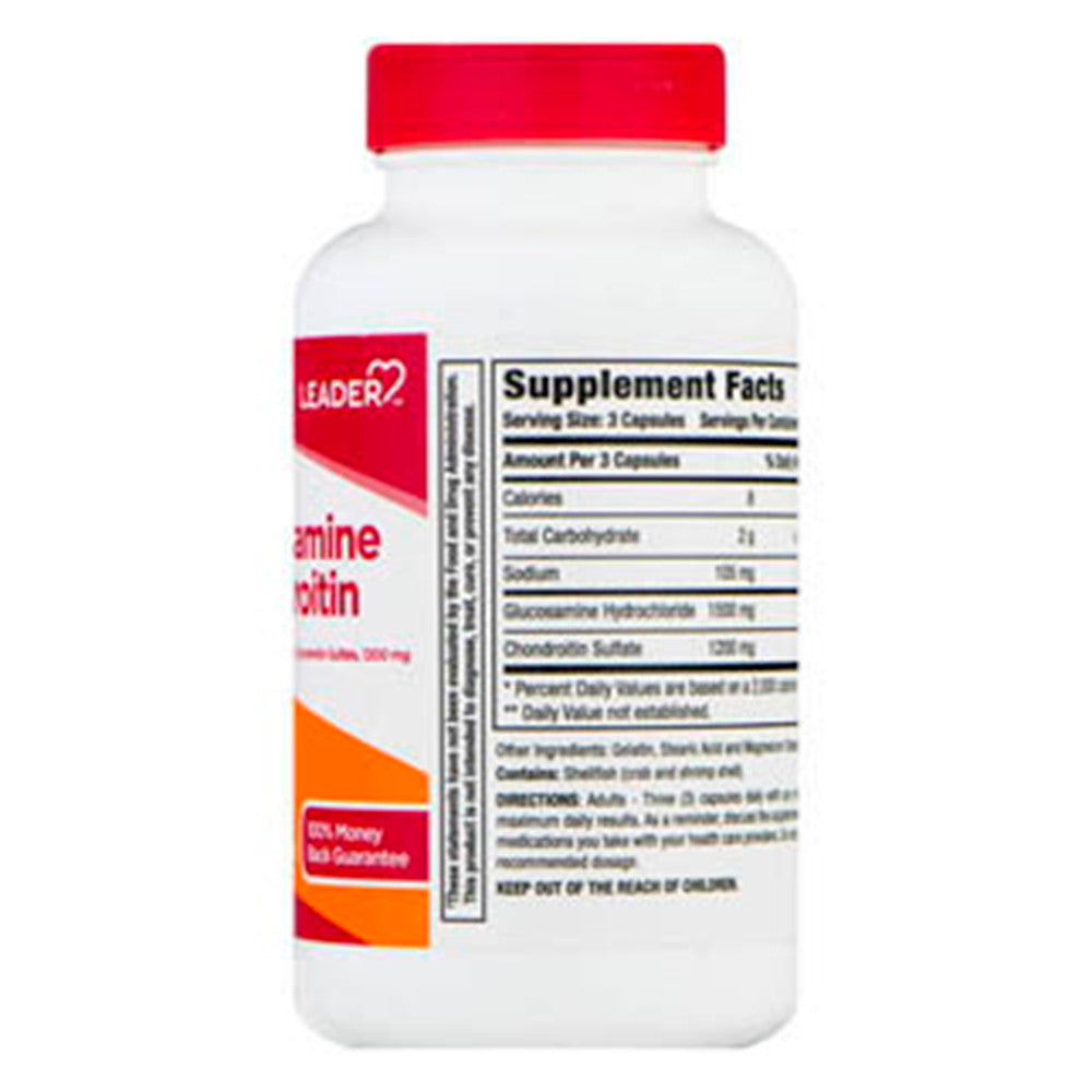 Leader Glucosamine Chondroitin, Double Strength, 120 Ea