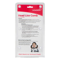 Leader Head Lice Comb, 1 Ea