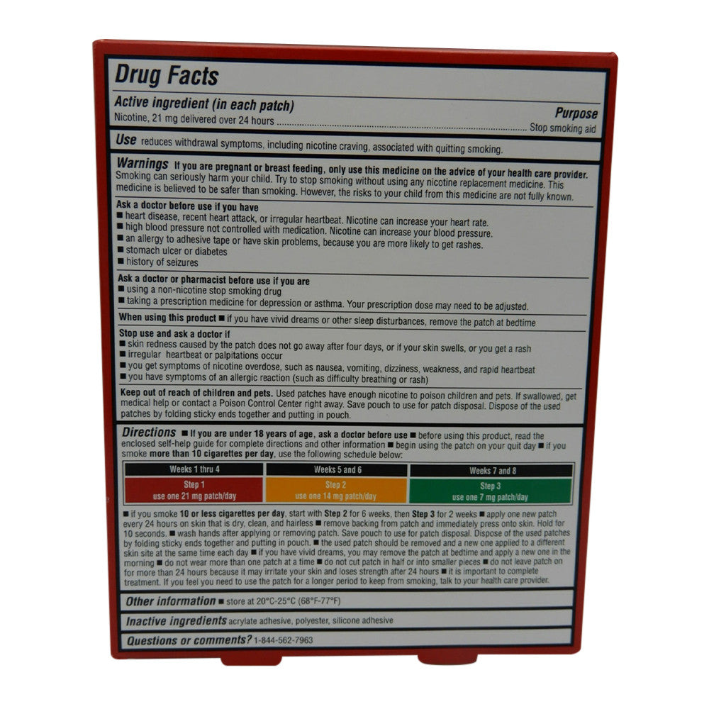 Leader Nicotine Transdermal System Patch 21 Mg, 14 Ea