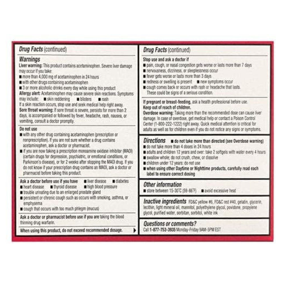 Daytime Leader Cold And Flu Relief, 24 Ea