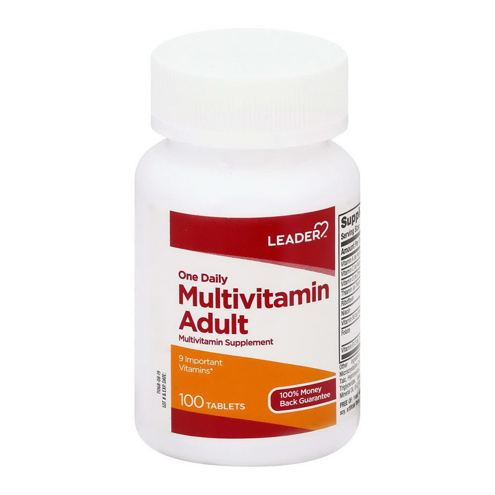 Leader Multivitamin, Adult, One Daily, 100 Ea
