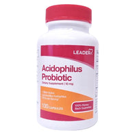 Leader Acidophilus Probiotic 10Mg Supplement Capsules, 100 Ea