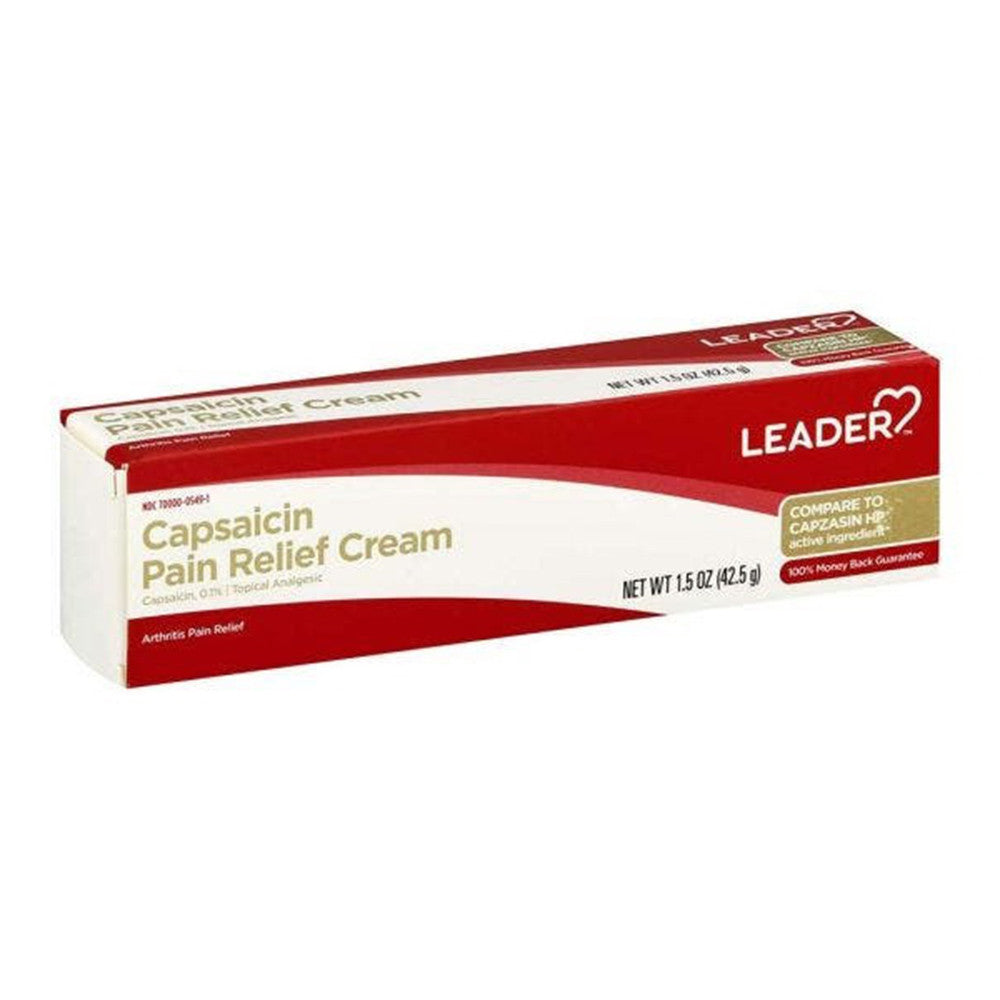 Leader Capsaicin Pain Relief Cream, 1.5 Oz