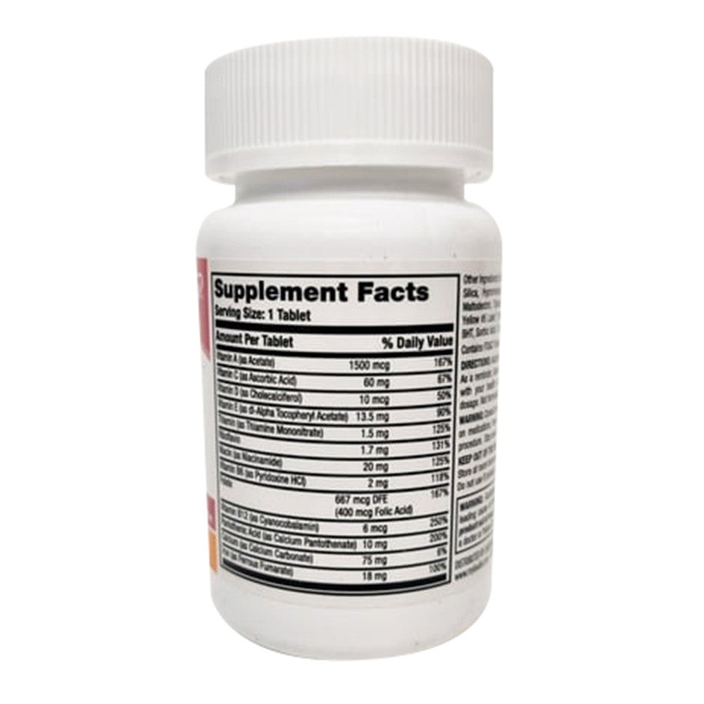 Leader Multivitamin Plus Iron, One Daily, Adult, Tablets, 100 Ea