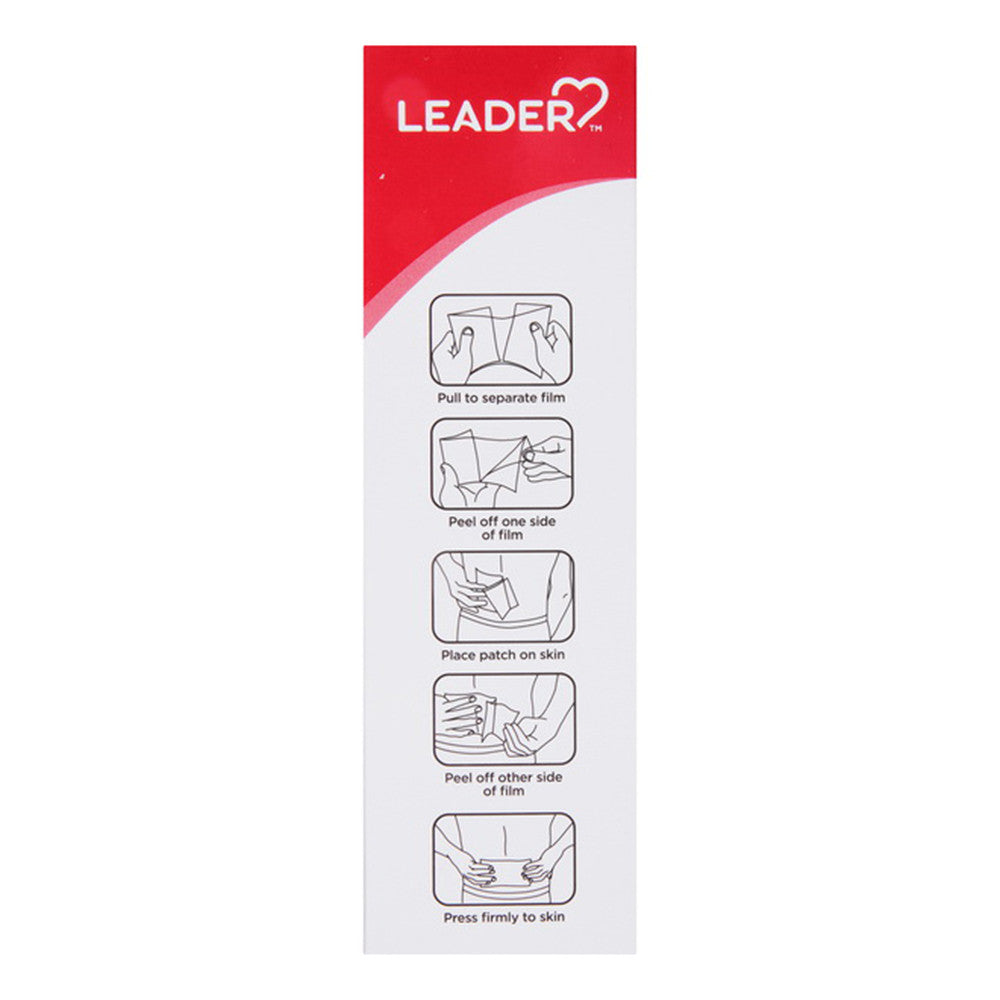 Leader Cold And Hot Patch Plus Menthol, Maximum Strength, 5 Ea