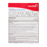 Leader Lidocaine Pain Relieving Patches, Maximum Strength, 6 Ea