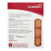 Leader Adhesive Bandages, Flexible Fabric, All One Size, 100 Ea