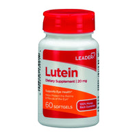 Leader Lutein Dietary Supplement 20Mg Softgels, 60 Ea