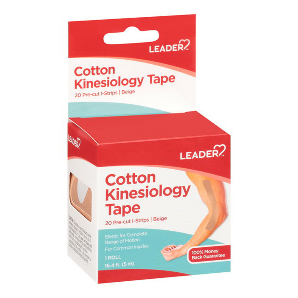 Leader Cotton Kinesiology Beige Tape, 1 Ea