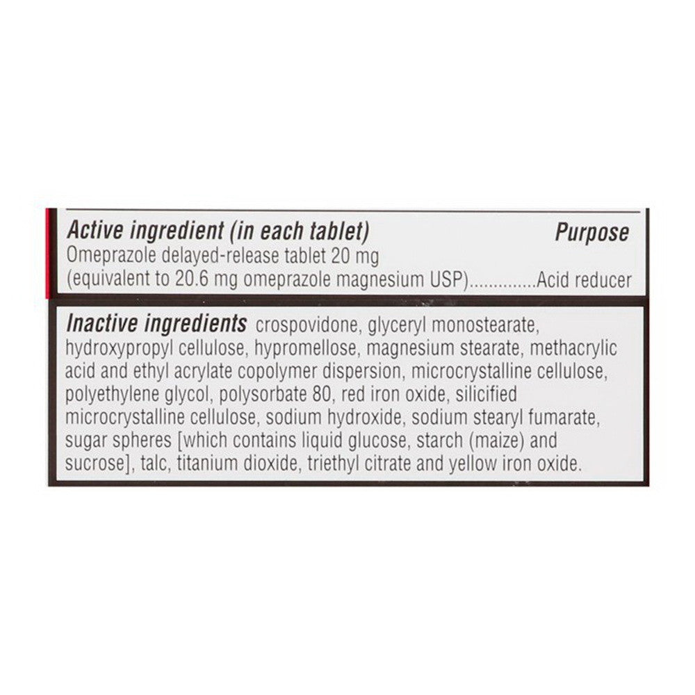Leader 24 Hour Omeprazole, Delayed Release 20 Mg Tablets, 28 Ea