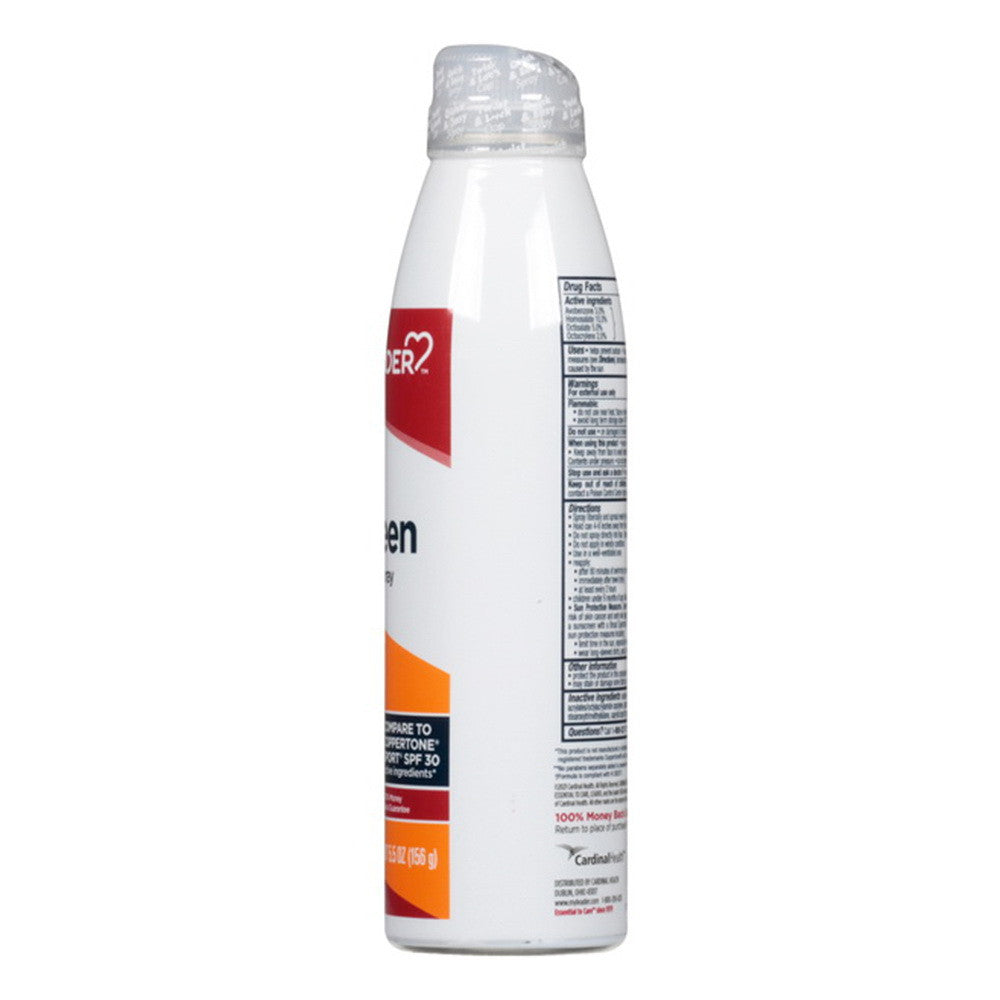 Leader Sport Sunscreen, Clear Continuous Spray, Broad Spectrum Spf 30, 5.5 Oz