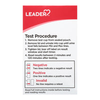 Leader Drug Test Kit, At Home ( 5 Drugs 1 Testing Kit ), 1 Ea