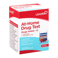 Leader Drug Test Kit, At Home, 1 Ea