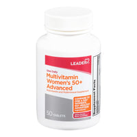 Leader Multivitamin, Womens 50Plus Advanced, Tablets, 50 Ea