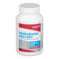 Leader Multivitamin, Men 50Plus, Tablets, 100 Ea