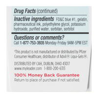 Leader Ibuprofen Solubilized Capsules, 200 Mg Softgels, 20 Ea