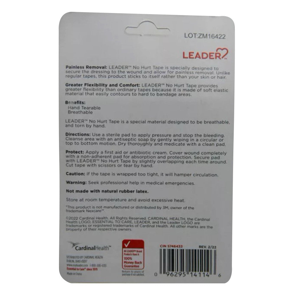 Leader No Hurt Tape Roll, 1 Ea