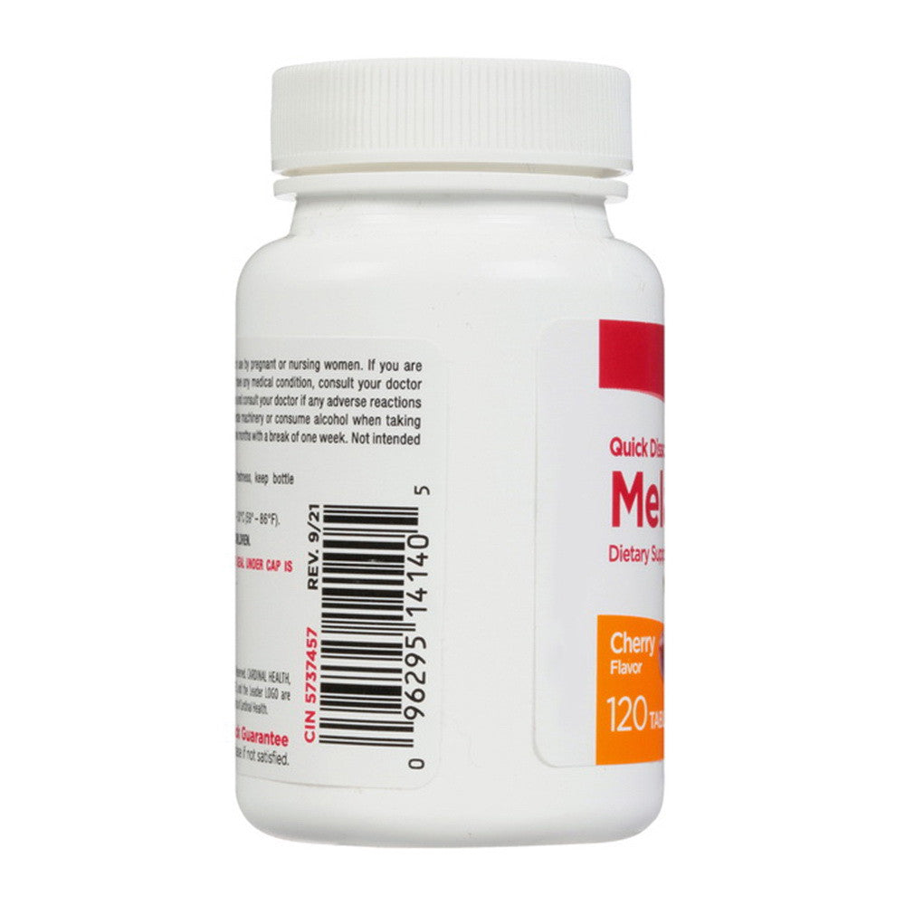 Leader Melatonin, Dietary Supplement, 10 Mg Tablets, Cherry Flavor, 120 Ea