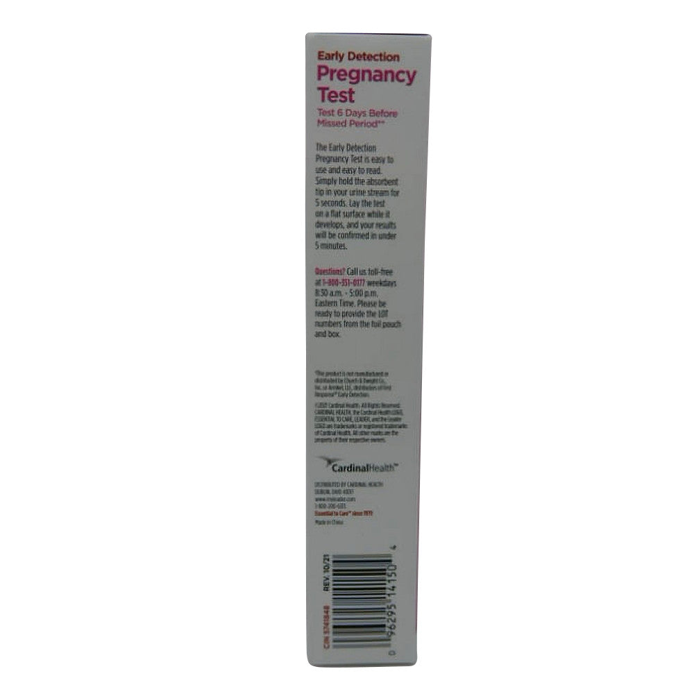 Leader Early Detection Pregnancy Test, 2 Ea