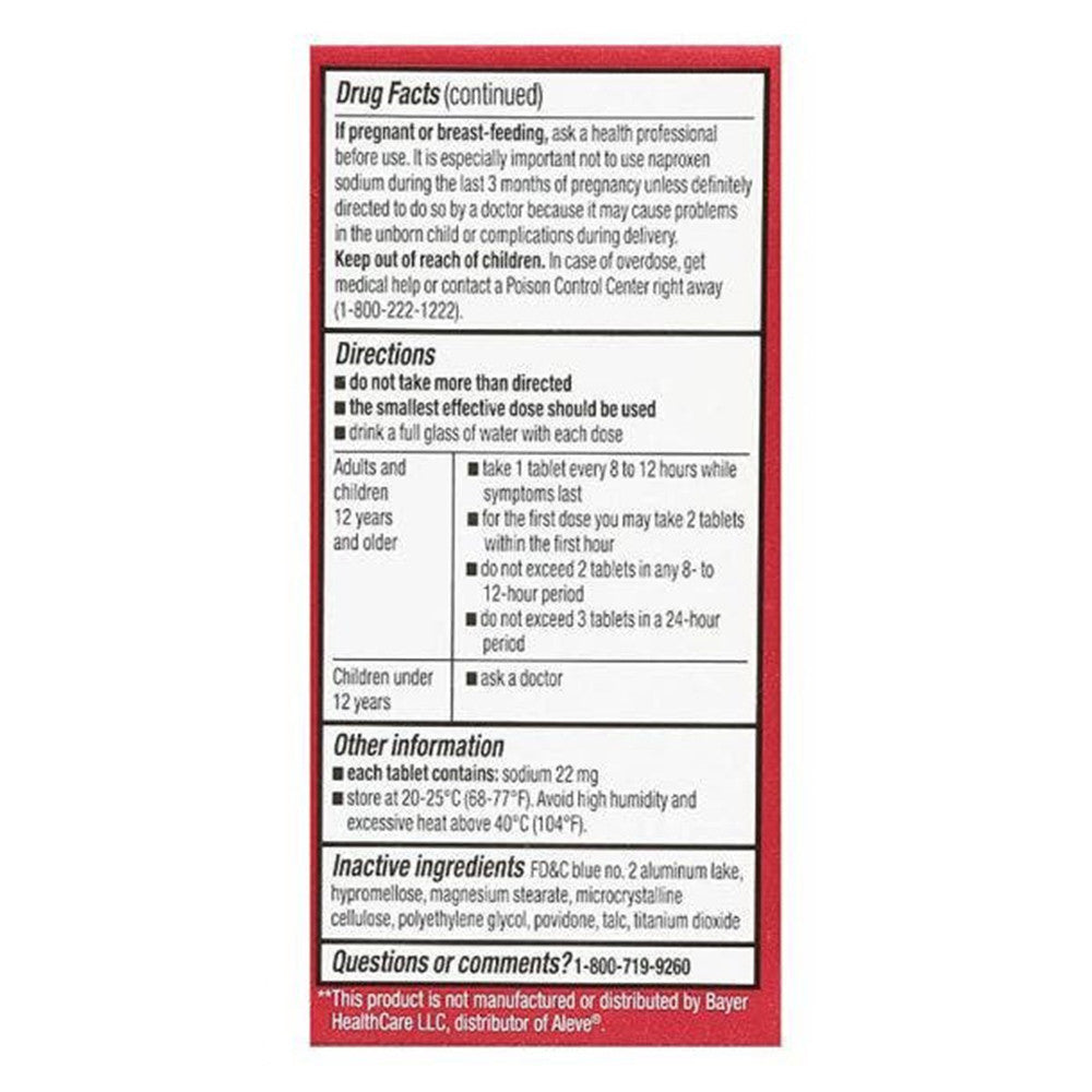 Leader All Day Pain Relief Tablets, 90 Ea