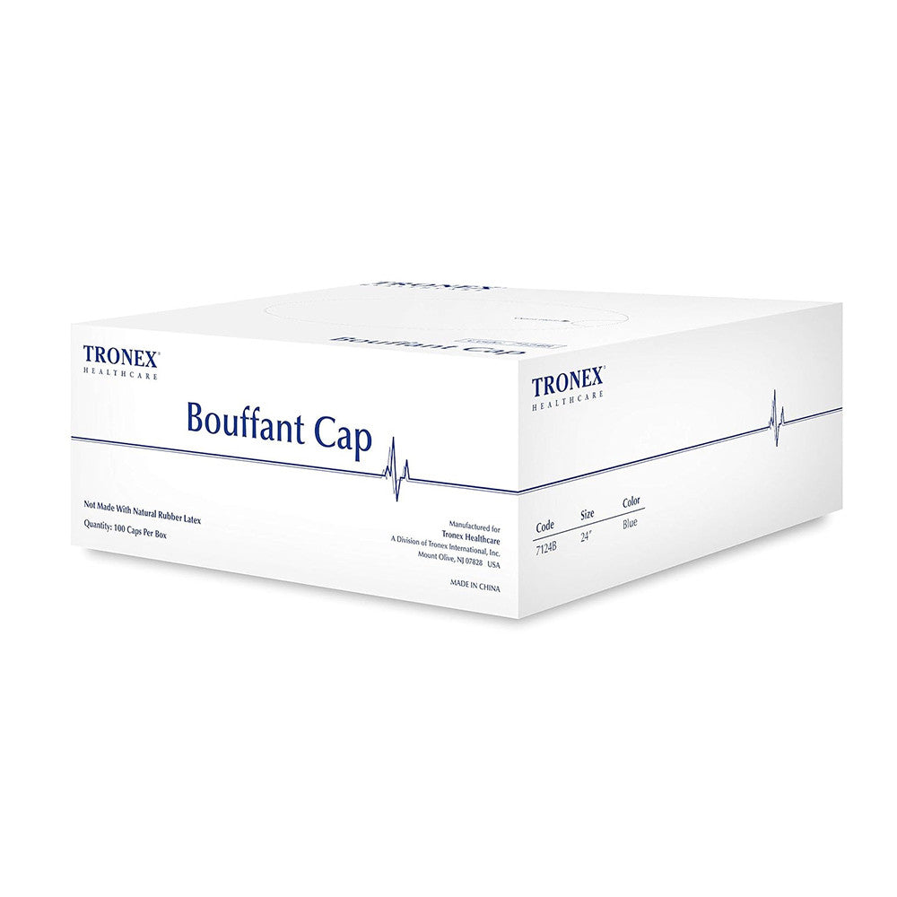 Tronex Health Care Extra Strength Multilayered Bouffant Caps, 100 Ea