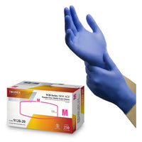 Tronex New Age Nitrile Exam Disposable Medical Gloves, Large, 250 Ea