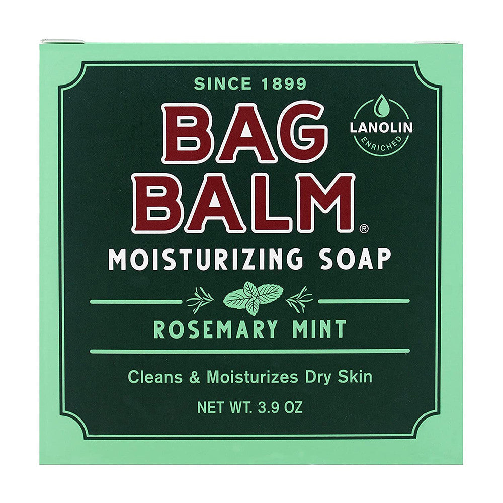 Bag Balm Mega Moisturizing Soap, Rosemary Mint, 3.9 Oz