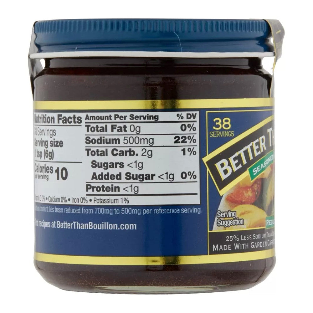 Better Than Bouillon Reduced Sodium Vegetable Base Soup, 8 Oz