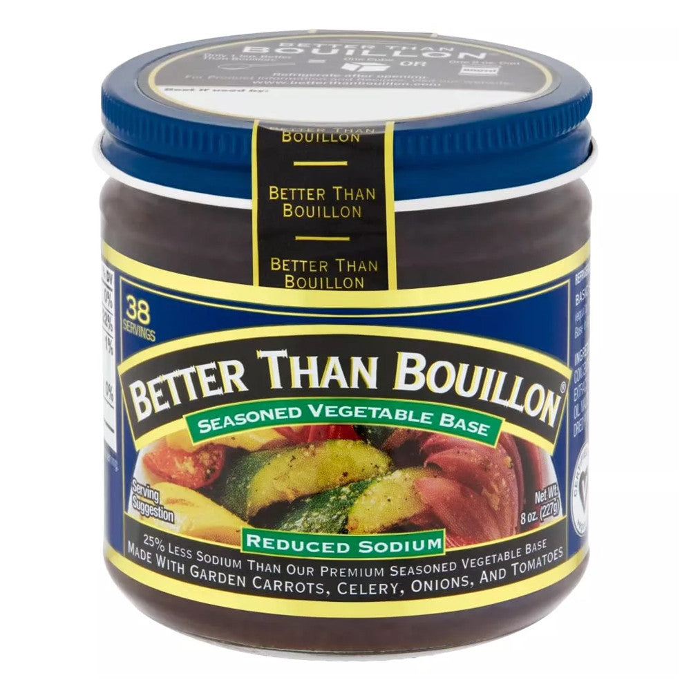 Better Than Bouillon Reduced Sodium Vegetable Base Soup, 8 Oz