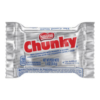 Nestle Chunky Chocolate Candy, 1.4 Oz, 24 Ea